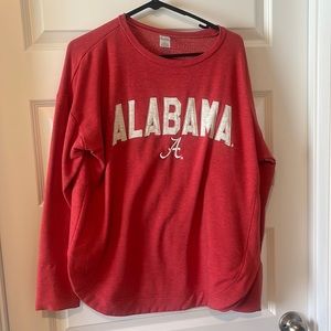 Women’s ALABAMA crimson tide ROLL TIDE pull over size large